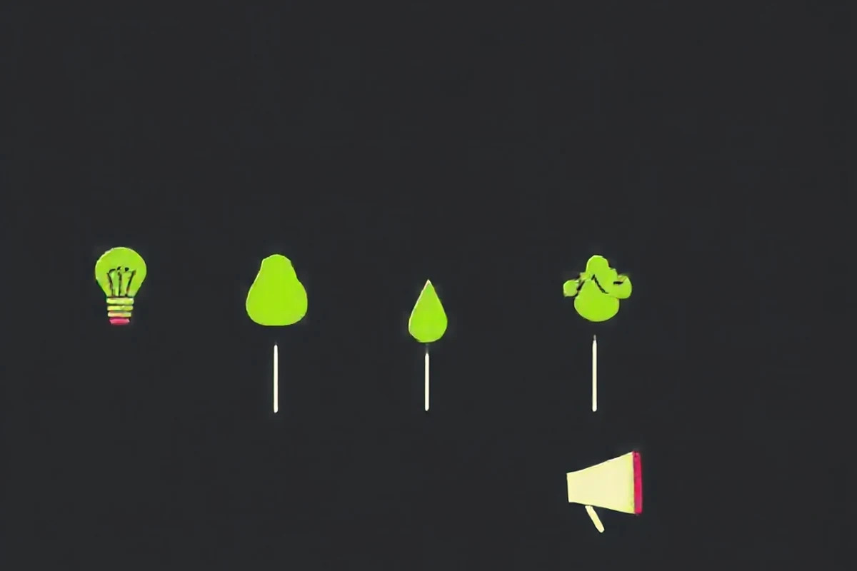 Illustrated sequence showing the steps of creating a memecoin, from concept to deployed token